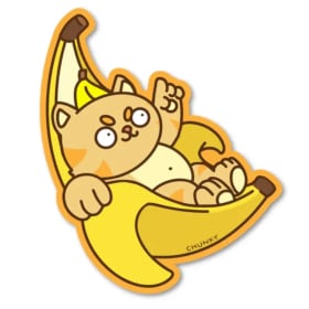 CHUNKY - Banana Cat Sticker item