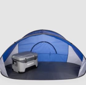 Outdoor basket including Solostove item