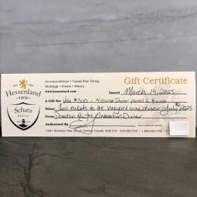 E10 - Romantic Vineyard Wine Dinner for Two item