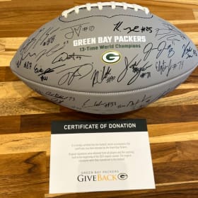 Green Bay Packers Autographed Football item