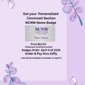 Cincinnati Section NCNW Membership Pin item