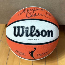 Signed Basketball by WNBA Champion Alysha Clark item