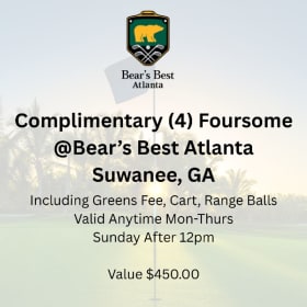 Foursome Golf at Bear's Best Atlanta in Suwanee, GA item