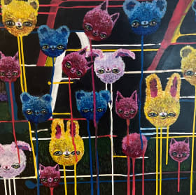 "Falling Fuzzies" by Jodie Gasper Nichols item