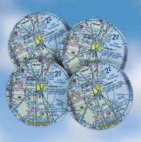 Chart It All: Memphis VFR Sectional Coasters item