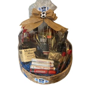 Bourbon & Cigar Theme Basket Donated By Boys Soccer item