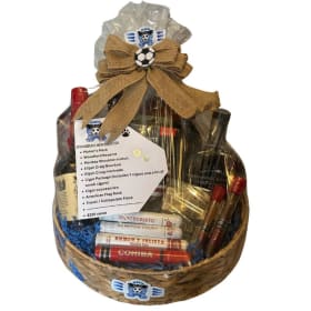 Bourbon & Cigar Theme Basket Donated By Boys Soccer item
