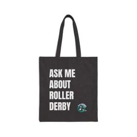 Ask Me About Roller Derby Tote Bag item