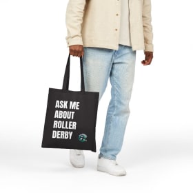 Ask Me About Roller Derby Tote Bag item