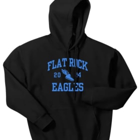 Flat Rock Eagles Black Hoodie Plus Size item
