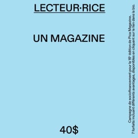 LECTEUR·RICE item