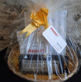 SOLD Staples Gift Basket item