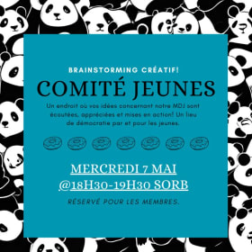 Comité jeunes - 7 mai @18h30-19h30 SORB item