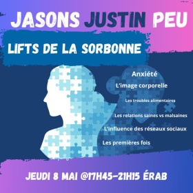 LIFTS SORB: Jasons Justin Peu - 8 mai @17h45 -21h15 item