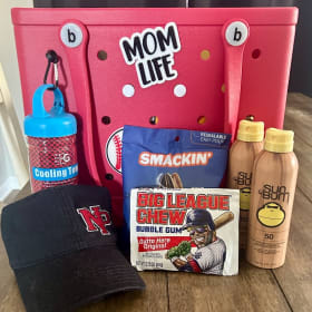 Baseball game themed bog bag item