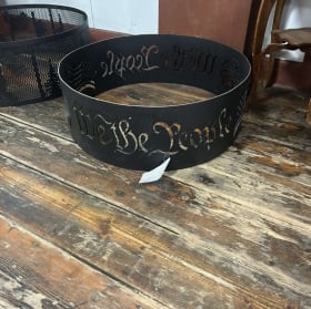 We the people fire pit item