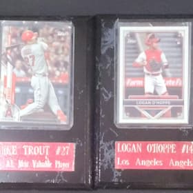 Set of 3 Angels Mini-Plaques: Trout, O'Hoppe, Neto item