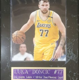 Lakers Luka Doncic Plaque item