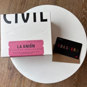 $15 Gift Card and 1 bag of coffee beans (Item 1 of 3) item