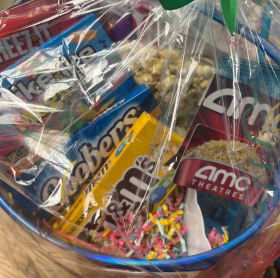 Raffle Item: $50 AMC Gift Card and Movie Treat Gift Basket item