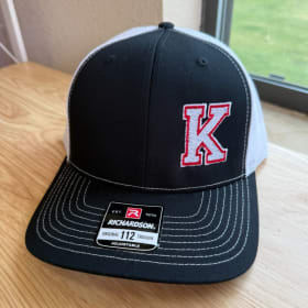 Offset K Black +White Mesh Richardson 112 item