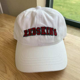 Unstructured Adjustable Redskins Cap White item