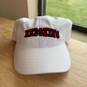 Unstructured Adjustable Redskins Cap White item