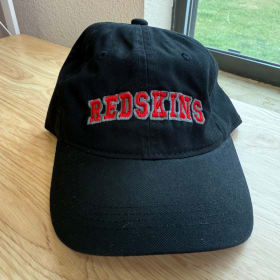 Unstructured Adjustable Redskins Cap Black item