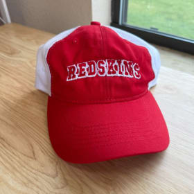 Unstructured Adjustable Redskins Cap Red + White Mesh item