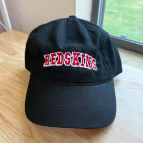 Unstructured Adjustable Redskins Cap Black item