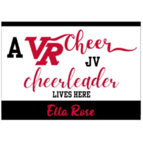 JV Cheerleader Yard Sign item