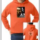 2XL- ORANGE FREEDOM FROM FRAME-UP MUMIA HOODIE item