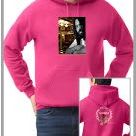 S- HAUTE PINK FREEDOM FROM FRAME-UP MUMIA HOODIE item