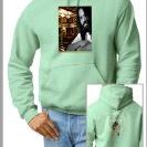 2XL- MINT GREEN FREEDOM FROM FRAME-UP MUMIA HOODIE item