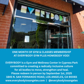 1 month Everybody Gym membership + 3 training sessions item