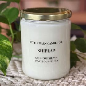 SHIPLAP 16oz handcrafted 100% soy wax candle item