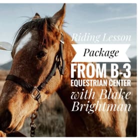 Riding Lesson Starter Package with Blake Brightman item