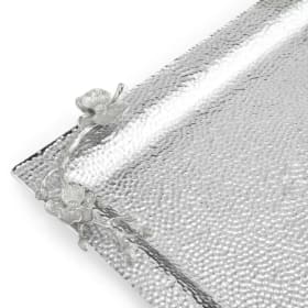 Michael Aram White Orchid Large Glass Tray (value $265) item