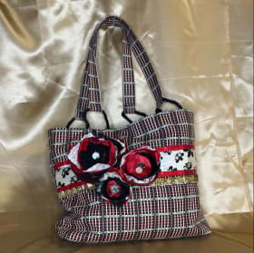 Natasha Broussard: Flowered Tote item