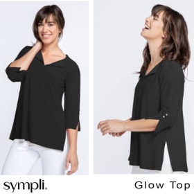 AVAILABLE Sympli Glow Top - Brand New Size 6 (Black) item