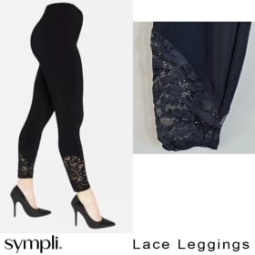 SOLD Lace Leggings -Brand New size 14 (Black) item