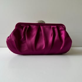 Dark Magenta Nina Clutch (value $65) item