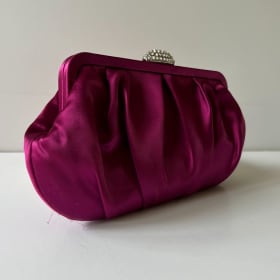 Dark Magenta Nina Clutch (value $65) item