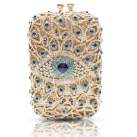 Crystal Evil Eye of Harmony & Protection Purse item