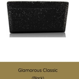 Crystal Glamorous Classic Black Purse item