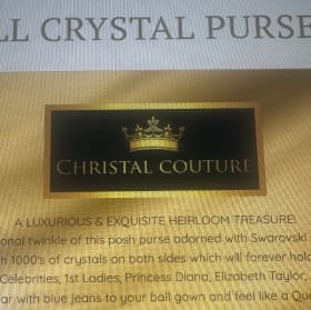Crystal Glamorous Classic Black Purse item