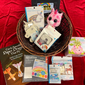 28. “Unicorn Magic & Crafty Fun Basket!” 🦄🎨 item