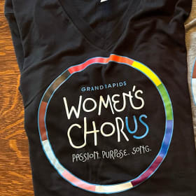 T-Shirt - GRWC Logo w/ Rainbow Circle (Unisex Size Medium) item