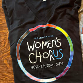 T-Shirt - GRWC Logo w/ Rainbow Circle (Unisex Size Large) item