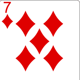 7 of diamonds item